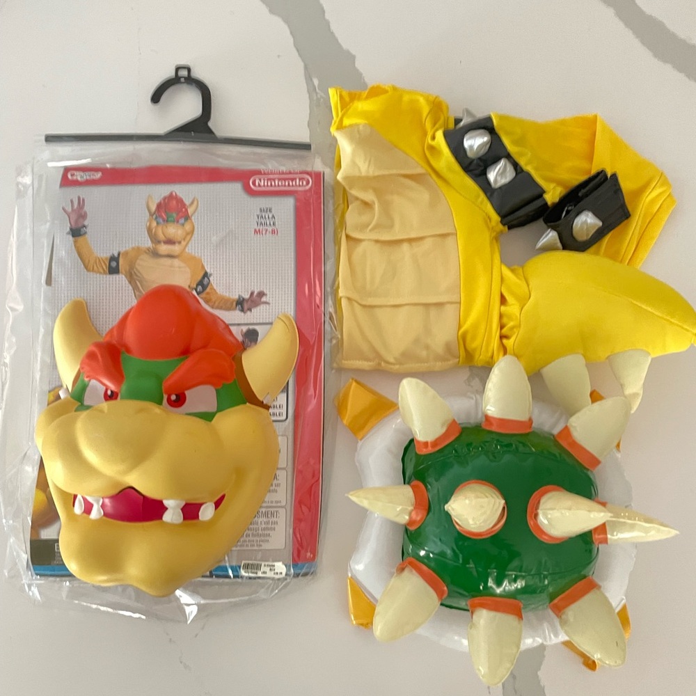 🎃Super Mario Bowser Halloween costume Small 7-8🎃